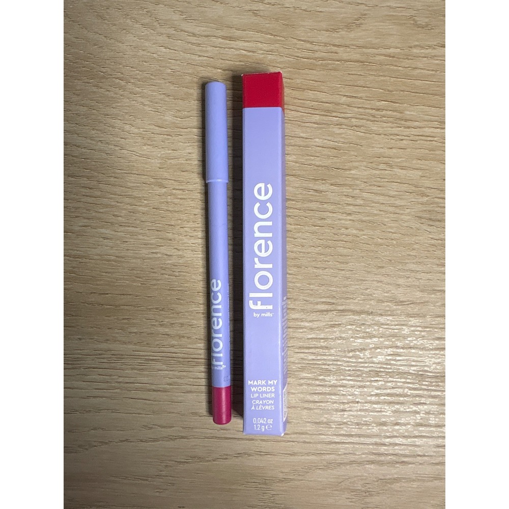 Florence by Mills Mark My Words Lip Liner Fierce Red 1.2g New in Box